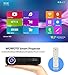 WOWOTO H8 Video Projector DLP LED 1280x800 HD Support 1080P Android System WiFi & Bluetooth Home Theater Portable Mini Cinema Projectors 2500 Lumens (Warranty Included)