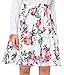Women Bubble Pleated Vintage Skirts Floral Print Size S CL6294-3