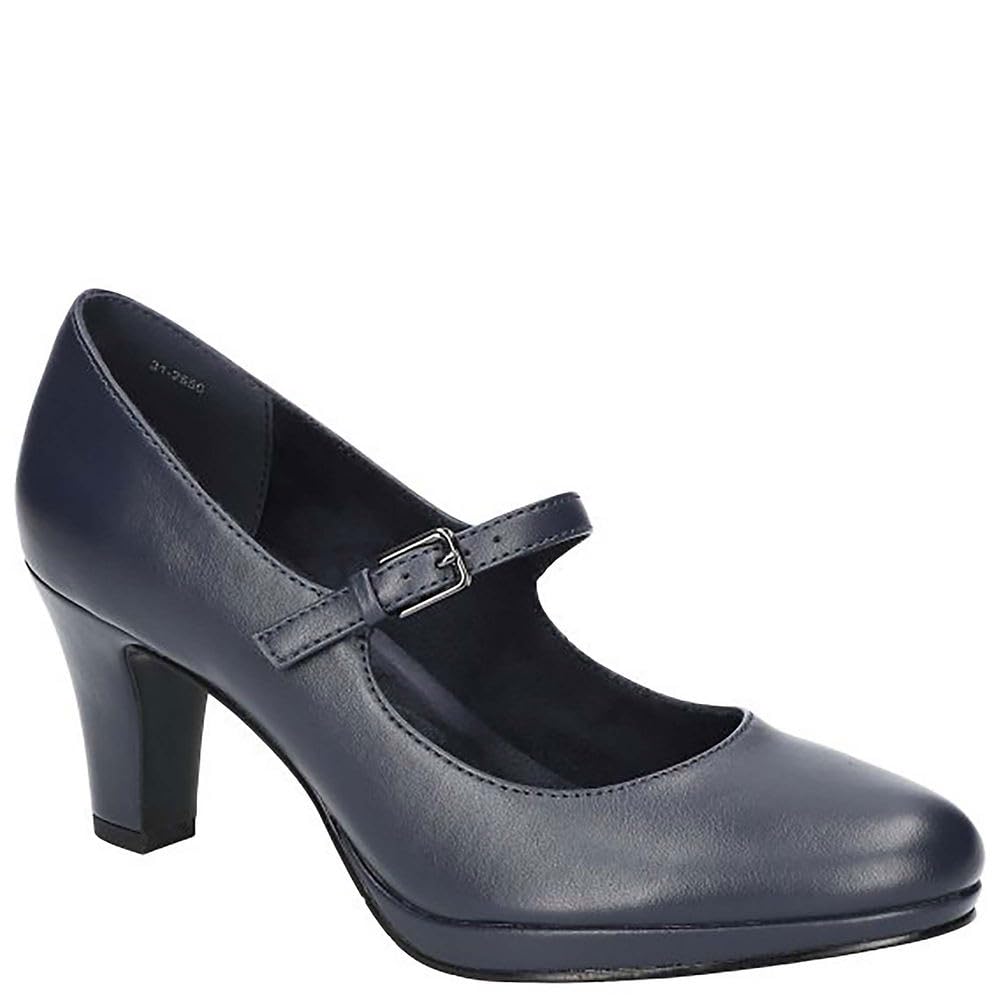 Easy Street Women’s Zest Pump, Navy, 8 Narrow