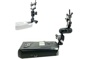 ChargerCity AccessoryBasics Rearview Mirror Stem Radar Detector Mount for Uniden R1 R3 R7 R8 DFR2 DFR3 DFR4 DFR5 DFR6 DFR7 DFR8 DFR9 Radar Detector (Require at Least 1" Clear Stem Space to Install)