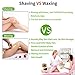 Wax Warmer Hair Removal Waxing Kit with Digital LCD Display and Temperature Control Painless Self Home Waxing for Women Men, Body,Armpit,Bikini,Eyebrow,Face