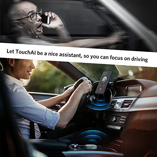 Bluetooth Car Kit, Bluetooth Button Media Remote Control, Tsumbay Ai01 TouchAi Smart Touch Control for Android & Google AI Voice Assistant, HandsFree Call, GPS Navigation, Music, Etc