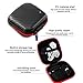 AirPods Case, Netspower AirPods Accessories with Silicone Airpods Protective Cover, 2 Pairs of Secure Ear Hooks, 2 Anti-lost Straps and 1 Headset Receiving Box Exquisite and Durable (Black)