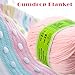 joylve Knitting Yarn Skein Baby Super Smooth Worsted Soft Natural Silk Wool Fiber Water Pink