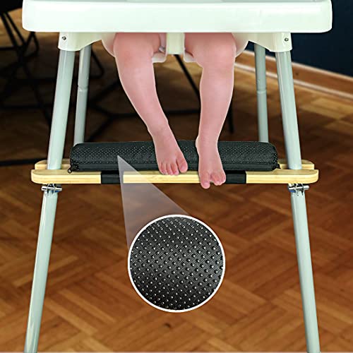 IKEA High Chair Accessories Foot Rest Compatiable with Antilop Highchair Natural Bamboo