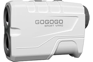 Gogogo Sport Vpro Rechargeable Golf Rangefinder 900 Yards Range Finder with Slope Compensation, Flag Lock, Vibration