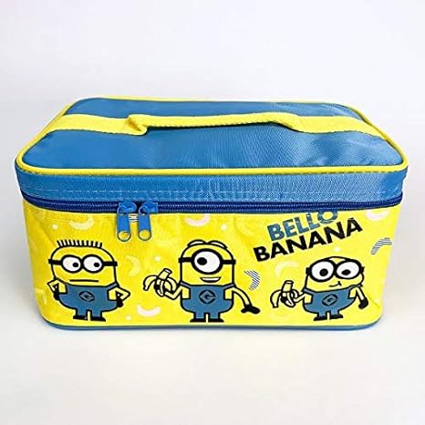 Amazon Co Jp ミニオンズ 保冷バッグ付き行楽ランチセット ミニオンズ ランチバッグ お弁当箱 ランチボックス すみっこぐらし ランチ 黄色 グッズ ホビー