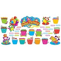 Trend Enterprises Owl-Stars! Birthday Bulletin Board Set (T-8366)