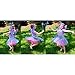 5 Piece Sparkling Magic Hot Pink and Blue Fairy Princess Set