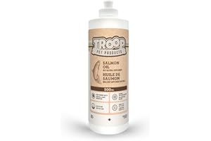 Troop Pet Products, Salmon Oil, Fully Natural, Single Ingredient, for Decreased Inflammation, Shedding and Joint Discomfort (