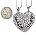 SoulBreezeCollection Mom Daughter Heart Pendant Necklace Gift for Mother Day