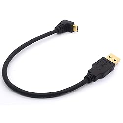 GLHONG 25CM USB Type C Extension Cord Gold Plated