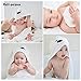 Baby Hooded Towel, Caforee Organic Bamboo Baby Towel Extra Soft Double-Faced Plush Natural High Water Absorption with Lovely Bear Ears for Infants Toddlers Boys and Girls, Baby Bath Towels