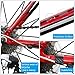 Outus 3 Pieces Bicycle Chainstay Protector Decal Chainstay Frame Guard Adhesive Protectors Film Cover for Mountain Bike Chain Protective Road Bike Folding Frame Front Fork Protective (Color 2)