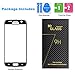 Amoner Galaxy S7 Edge Screen Protector, Tempered Glass Screen Protector with 9H Hardness & 3D Full Coverage Ultra HD Clear Anti-Bubble Scratch Proof Military Grade Screen Cover - Black