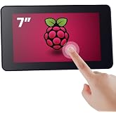 Hosyond 7 Inch Touchscreen IPS DSI Display Compatible with Raspberry Pi 5, 800x480 Capacitive Screen MIPI DSI Driver-Free Interface