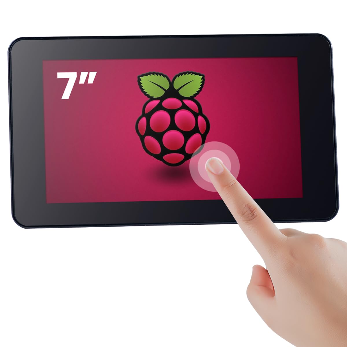 Photo 1 of Hosyond 7 Inch Touchscreen IPS DSI Display Compatible with Raspberry Pi 5, 800x480 Capacitive Screen MIPI DSI Driver-Free Interface