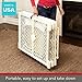 Toddleroo by North States - Superyard 2-Panel Extension: 65.5 Inch Play Yard Extension - Works with Superyard Playpens - Ivory