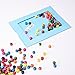 Outus 1000 Pieces Round Wood Beads Assorted Color Wooden Beads for DIY Jewelry Making, 8 mm, 10 mm and 12 mm