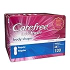 Carefree Acti-Fresh Ultra-Thin Pantiliners, Regular, Unscented - 120 Count