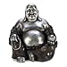 Gifts & Decor Zingz & Thingz Zen Collection Decorative Figurine, Happy Sitting Buddha, 5.5x5x5.75