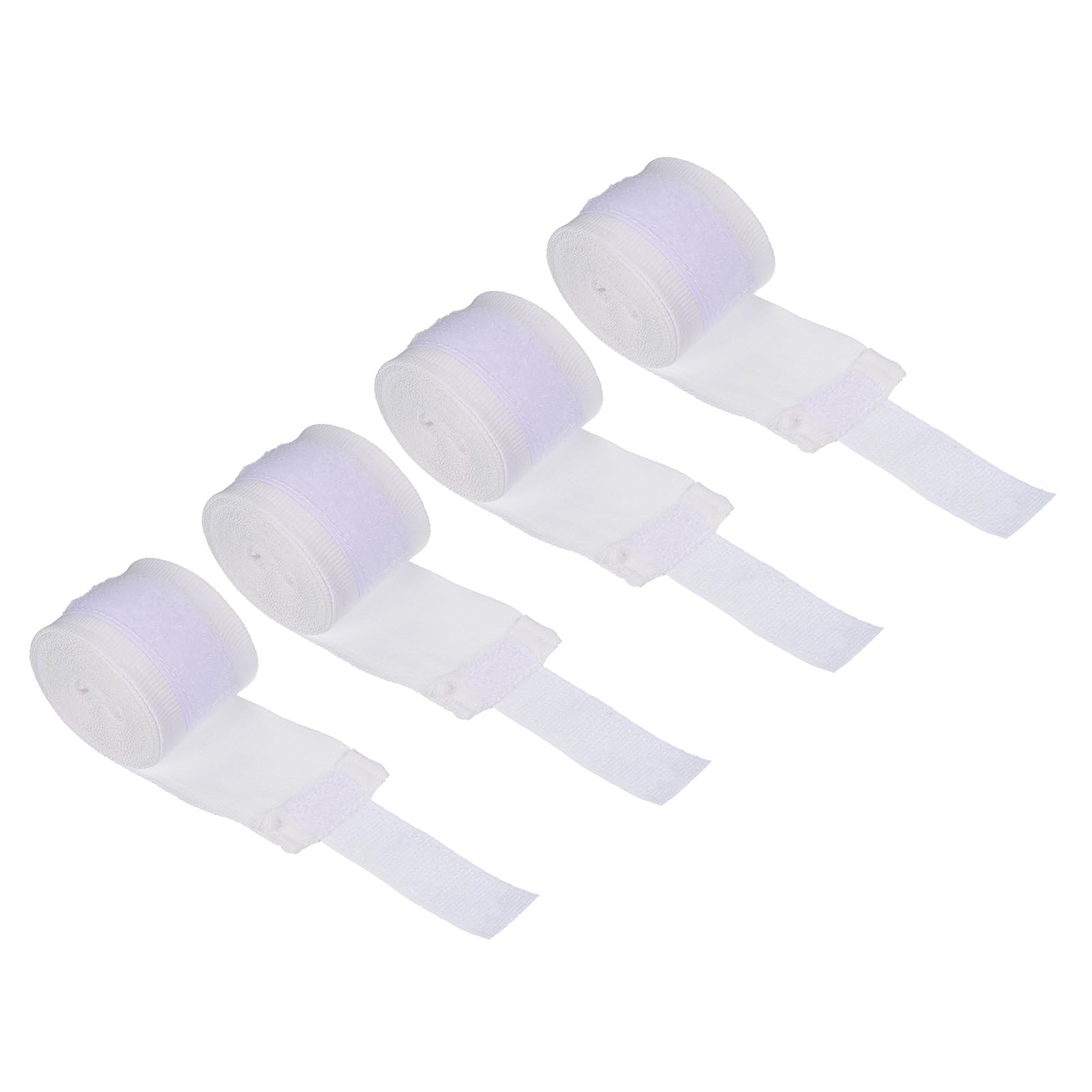 PATIKIL Boxing Hand Wraps, 4 Pack 118 Inch Length Elastic Martial Arts Fist Bandages for Muay Thai Kickboxing, White