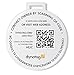 Dynotag® Web Enabled Smart Deluxe Steel Luggage ID Tag & Braided Steel Loop, with DynoIQ™ & Lifetime Recovery Service (Dots)
