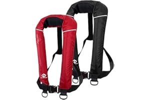 2pcs Floattop Adult Automatic Inflatable PFD Life Jacket Life Vest 150N Buoyancy with 33 gram co2 Cylinder