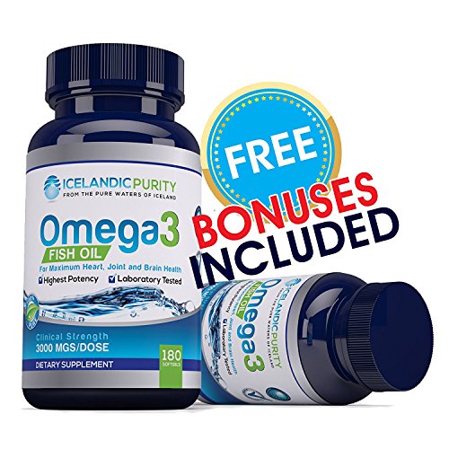 Omega 3 Fish Oil Dietary Supplements for Maximum Heart, joint and Brain Health (180 Soft-gels) Omega 3 Fish Oil Dietary Supplements for Maximum Heart, joint and Brain Health (180 Soft-gels)