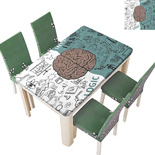 Printsonne Polyesters Tablecloth Bra Image Left and Right Music Logic
Side Science White Teal Umber Wedding Birthday Party 54 x 120 Inch
(Elastic Edge) Printsonne Polyesters Tablecloth Bra Image Left and Right Music Logic
Side Science White Teal Umber Wedding Birthday Party 54 x 120 Inch
(Elastic Edge)