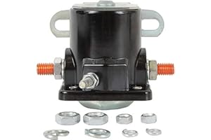 DB Electrical 240-14001 New 3 Terminal 12 Volt Solenoid For Ford/ D20Z-11450-A, F-900, Fd-900, SW1080, SW263, 24022, 24022Bx, 1 Pack