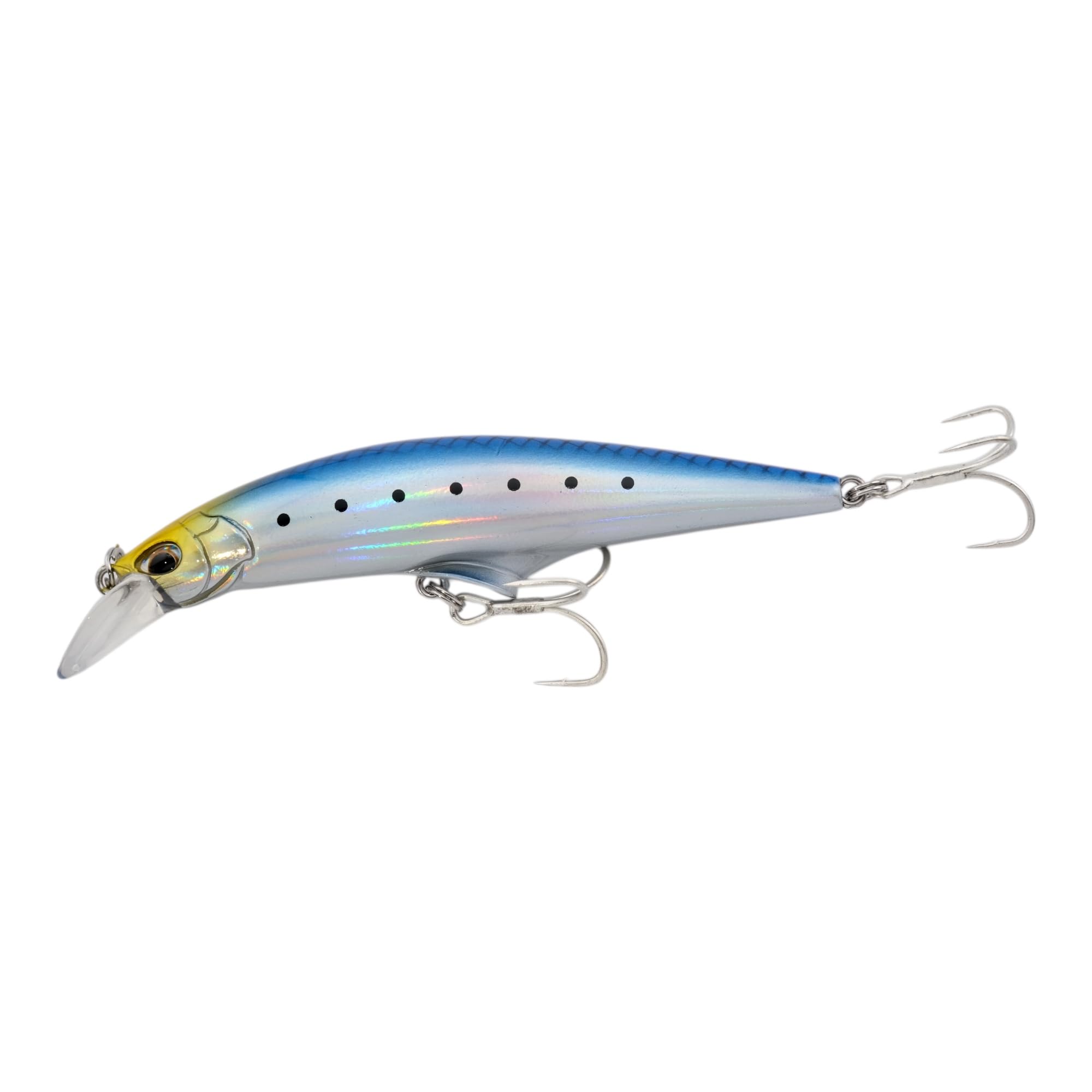 momolures - Tide Control Minnow 95 120 lip in belly system for Bass, Seabass, Salmon lure fishing. (95mm - SARDINE)