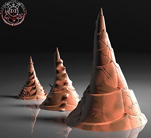 3d print Warhammer 40k Scenery. Tyranid Spire Terrain.28mm Scale. Necromunda Terrain.
