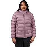 32 Degrees Women's Lightweight Recycled Poly-Fill Packable Hooded Jacket | Zippered Pockets | Water Repellent
