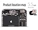 Johncase New OEM 8MP Autofocus Main Back Rear Camera Module Flex Cable Replacement Part Compatible for iPhone 6 Plus (All Carriers)
