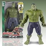 Ewings Avengers Movable Action Figure Super Heros Ironman Thor Hulk Glow PVC Xmas Toys (Hulk)