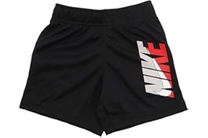 Nike Kids Baby Boy's HBR Dri-FIT Shorts (Toddler) Black 4T Toddler