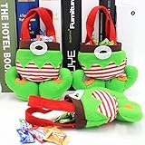 Dealzip Inc Christmas Elf Spirit Boots Shoes Candy Cookie Gift Bag Sack Stocking Filler Xmas Party Decoration Sack-Pack of 6