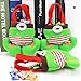 Dealzip Inc Christmas Elf Spirit Boots Shoes Candy Cookie Gift Bag Sack Stocking Filler Xmas Party Decoration Sack-Pack of 6