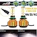 9006 LED Headlight Bulbs HB4 9012, 16000 Lumen 6000K White Super Bright High Beam / Low Beam / Fog Lights / Daytime Running Light Replacement Bulbs Kit (Package of 2)