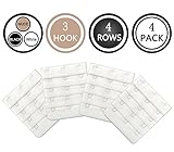 Women's 4 Rows 3 Hooks Bra Extender - Womens Bra Quality Comfortable Extenders
