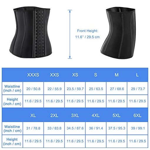 ECOWALSON Waist Trainer for Women Corset Cincher Body Shaper Girdle Trimmer with Steel Bones Extender - Image 7