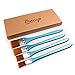 Artist XL Paint Brush, Flat Wash Brushes Set for Acrylic, Oil, Watercolor, Varnishing, Plein Air Painting -Gesso- Art Supplies by Bianyo