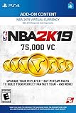 NBA 2K19: 75000 VC Pack - PS4 [Digital Code]