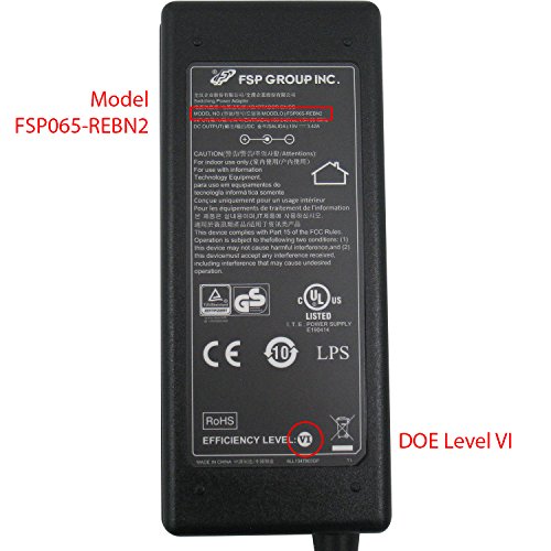 FSP 65W AC Power Adapter for Intel NUC Kit Mini PC barebones Upgrade Replacement for FSP065-REB and FSP065-10AABA (FSP065-REBN2-R) - Thumbnail 4