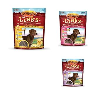 Image of Zukes, Lil' Links, Grain Free Dog Treats, Economy Variety 3-Pack ......(6 Oz Each Flavor)