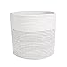 Solaya Large Rope Basket Storage 17x15 - Hand Woven Decorative Large Natural Cotton Basket with Handles - Round Laundry Hamper, Clothes, Diapers, Toys, Towels, Blankets & Kids Nursery
