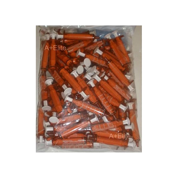 Buy BAXA ExactaMed Oral Liquid Medication Syringe 5cc/5mL 100/PK Amber