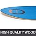 Fedmax Skimboard with IXPE Foam Traction, No Wax Needed | Up to 120lbs | Choose Size | Wood Skim Board for Kids/Adults. Design 2, 30 in.
