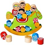 Dragon Drew Blocks for Toddlers - Wooden Blocks Game - Balancing Toy - Stacking Toy - Balancing Game - Educational Toy - 100% Wooden Blocks